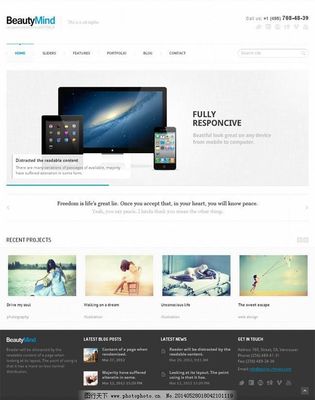 响应式电子产品网站HTML5模板设计指南